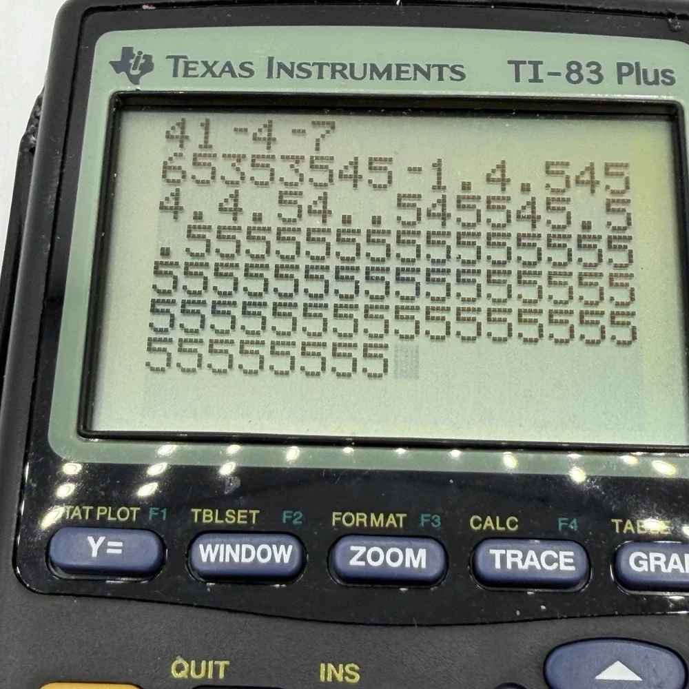 Texas Instruments cover chewed